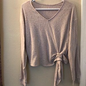Soft tan blouse